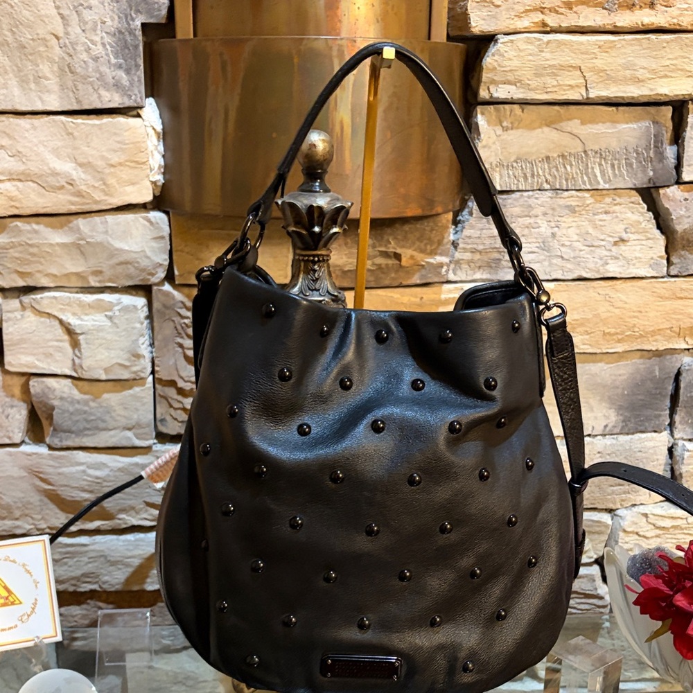 Marc By Marc Jacobs Black Studded Crossbody Bag
